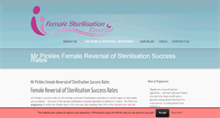 Desktop Screenshot of femalesterilizationreversal.co.uk